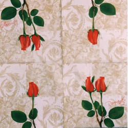 Ubrousek romantická růže